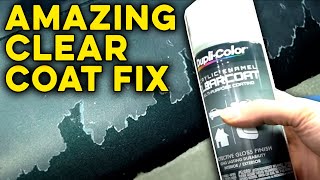 Can You Repair Badly Damaged and Peeling Clear Coat [upl. by Ash]