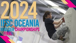 IFSC Oceania Championships Boulder Finals Male and Female [upl. by Nola]