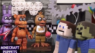 Five Nights at Freddys fnaf McFarlane toys lego construction set Show Stage unboxing review [upl. by Garin]