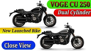 VOGE CU 250 Motorcycle  New Launched Cruiser Bike [upl. by Burford]