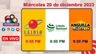 Lotería Nacional LEIDSA y Anguilla Lottery en Vivo 📺│Miércoles 20 de diciembre 2023  855 PM [upl. by Dira]