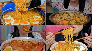 Cheesy Noodles Eating Compilation 2x Speed [upl. by Ruff]