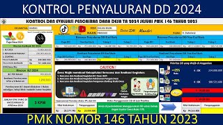 KONTROL PENYALURAN DD 2024 SESUAI PMK 146 TAHUN 2023 [upl. by Llednew]