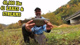 Fall Trout Stocking in West Virginia [upl. by Anim]