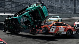 NASCAR Racing Crashes 59  BeamNG Drive [upl. by Horwath806]