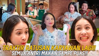 ENAKNYA JADI PEGAWAI NAGITA SLAVINA DITRAKTIR MAKAN MALEM SAMA NAGITA SAMPE RATUSAN PORSI [upl. by Rosemari]