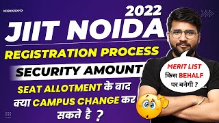 JIIT Noida 2022  Registration  Admission Based on 102 amp JEE Mains  Jaypee Noida Important Dates [upl. by Ennairak]