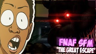 BONNIE GOT KEELED  FNAF SFMTHE GREAT ESCAPE REACTION [upl. by Gabel]