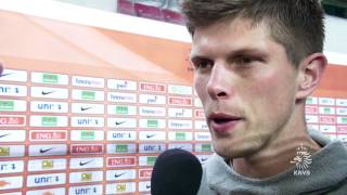 KNVB TV spreekt Huntelaar na OranjeBulgarije [upl. by Aivat639]