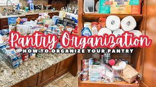 ✨HOW TO ORGANIZE YOUR PANTRY  PANTRY REFRESH  DECLUTTER AND ORGANIZE YOUR PANTRY [upl. by Asirehc]