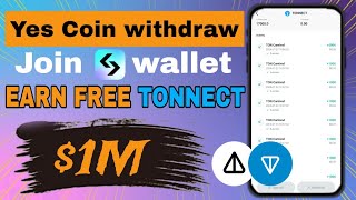 Yescoin Wallet Update  Earn Free 1M Tonnect Airdrop in Bitget Wallet Guide [upl. by Chema]