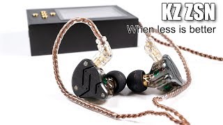 KZ ZSN hybrid earphones review [upl. by Neemsay562]