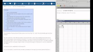 MTH 221 quotAT LEASTquot Binomial Probability in Minitab [upl. by Johnsten]