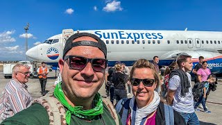 SunExpress Boing 737800 Flug von Düsseldorf nach Antalya Türkei 🇹🇷 [upl. by Lavelle]