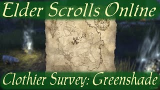 Clothier Survey Greenshade Elder Scrolls Online [upl. by Hniht886]