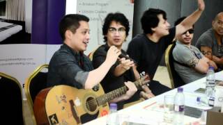 Pupil Ely Buendia and Bamboo giving a teaser in Dubai Presscon [upl. by Novonod576]