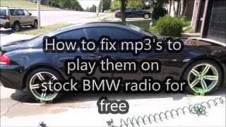 Mp3 songs dont play on bmw stereo Here is how to fix it in 2 minutes [upl. by Waylon891]