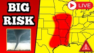 The Tornado Outbreak Of April 28th 2024 As It Occurred Live [upl. by Aivin]