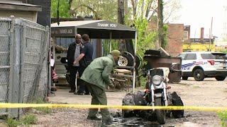 Detroit police investigate body found at motorcycle club on citys west side [upl. by Komarek]