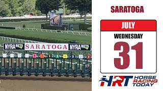 Saratoga Racetrack Picks Live Stream – July 31 2024 – Horse Racing Today [upl. by Nylsoj]