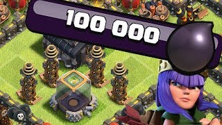 WHAT TO DO w 100k DARK ELIXIR TH9 Dark Elixir Time  Clash of Clans [upl. by Bigot]