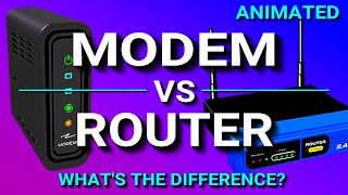 Modem vs Router  Whats the difference [upl. by Yengac]