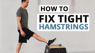 How to Fix Tight Hamstrings HINT Static Stretching Doesnt Work [upl. by Perot]