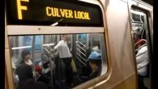 MTA NYC Subway Coney Island Bound R160 F Train  Rockefeller Center [upl. by Finella]