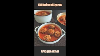 Albóndigas veganas a la mexicana SIN SOYA [upl. by Goeselt]