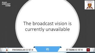 Pontarddulais CC 1st XI v St Fagans CC 1st XI [upl. by Werdnael99]