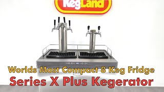 Worlds most compact 8 Keg Kegerator – ITS HERE No need to build a keezer get this Keg Fridge [upl. by Ayekam713]