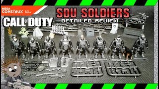 MEGA CONSTRUX CALL OF DUTY KNOCK OFF  SDU SOLDIERS  Detailed Review [upl. by Notecnirp]