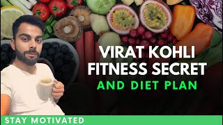 VIRAT KOHLI FITNESS SECRET  Be fit like virat kohli  virat kohli DIET and EXERCISE PLAN [upl. by Snehpets]