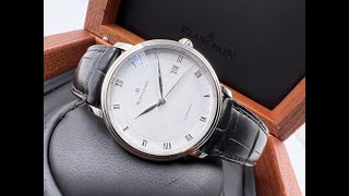 Blancpain Villeret Ultraslim Automatic 38 mm 6223 1127 55B [upl. by Plate]