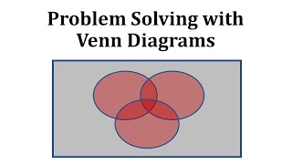 Solving Problems with Venn Diagrams [upl. by Ahsinak]