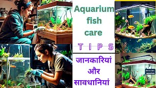 Aquarium Care Expert Tips for Happy Fish  aquariumfishkeeper fishlovers aquariumcare tips [upl. by Notsuoh]