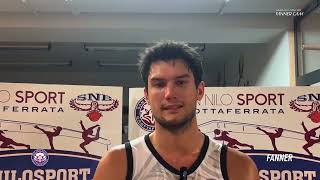 San Nilo Grottaferrata VS Virtus Aprilia Basket  Intervista a Matteo Converso [upl. by Nilved37]