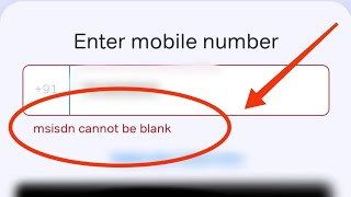 How To Fix Airtel Thanks Msisdn Cannot Be Blank Login Problem Solved [upl. by Acinimod]