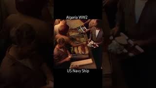 WW2 1943 Algeria  Chow Time Waiting to Go to Sicily ww2 ww2stories navalhistory [upl. by Caffrey]