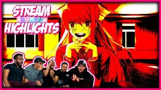 STREAMERS REACTION TO THE MONIKA JUMPSCARE  DOKI DOKI LITERATURE CLUB HIGHLIGHTS [upl. by Berardo789]