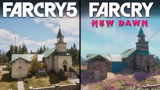 Far Cry New Dawn vs Far Cry 5  Direct Comparison [upl. by Mccahill249]