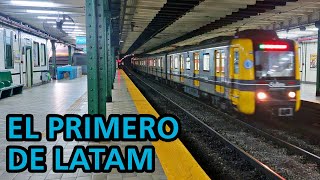 El PRIMER METRO  SUBTE de LATINOAMÉRICA  Línea A [upl. by Laspisa]