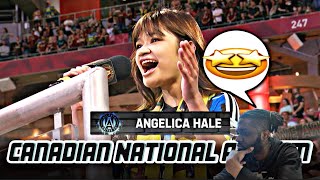 Angelica Hale Canadian National AnthemAtlanta UnitedReaction [upl. by Tedder]