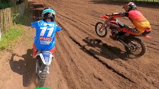 125cc Race 4 at Hawkstone Park Acerbis nationals [upl. by Roye]