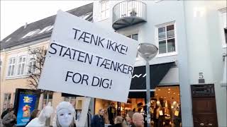 Fed demo i Aalborg om de forbudte bivirkninger [upl. by Anaeg]