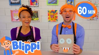 Explore the Cr8Space  Blippi  Shows for Kids  Explore With Me [upl. by Yarazed]