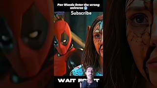 Wanda and Deadpool Travels Multiverse 🥶🔥🔥 marvel deadpool mcu shorts shortsfeed  ytshorts [upl. by Ailbert174]