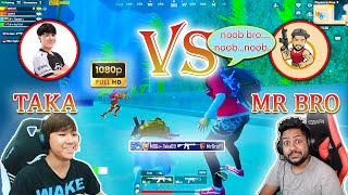 MOG TAKA vs MR BRO RUSH GAME PLAY PUBG  NEW BATTLE [upl. by Saimerej194]