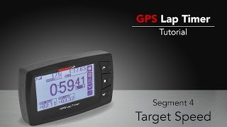 GPS Lap Timer  Target Speed [upl. by Ahseek]