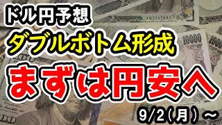 【ドル円】ドル円相場はダブルボトムを形成、反発のシグナルが出るものの上値が限定的と考えられるFRBの金融政策の見通し【週間ドル円予想 202492～】 [upl. by Mcmurry]